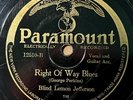 Listen  BLIND LEMON JEFFERSON PARAMOUNT  Black Snake Dream Blues/ Right of Way..