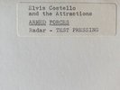 1979 Elvis Costello Attractions Armed Forces Radar Records Test Pressing RAD 14