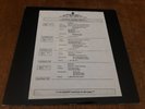 WARRANT/BONHAM Westwood One - In Concert 2-LP PROMO Vinyl 1991 w/Cue Sheet RARE