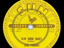 Carl Perkins ‎– Blue Suede Shoes / Honey, Don't  234, bold letters, US, 1956