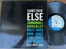 CANNONBALL ADDERLEY Somethin' Else Og Blue Note 1595 LP DG W63 Ear RVG Davis EX+