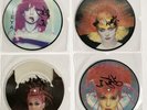 TOYAH 7” PICTURE DISC SINGLE BUNDLE AUTOGRAPHED BY TOYAH x 4 VINYL PUNK GOTH