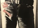 ROLLING STONES Sticky Fingers 1st UK Pressing Small Half Round Zipper Vinyl LP