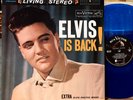 Elvis Presley Elvis is Back  Blue Vinyl LP RCA Friday FRM-2231 Mono 180G Limited