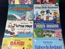 8 Vintage Disney Kids Disneyland Vinyl LP Records Bambi Snow White Petes Dragon