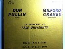 DON PULLEN/MILFORD GRAVES IN CONCERT AT YALE INSANELY RARE ORIG '66 LP w/INSERTS