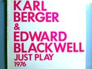KARL BERGER & EDWARD BLACKWELL JUST PLAY RARE ORIGINAL '79 QUARK LP NR MINT
