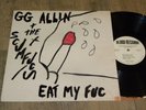 GG ALLIN + The Scumfucs - Eat my Fuc lp RARE Blood Records FREE Shipping