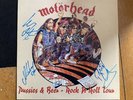 Motörhead Motorhead Live Rare Vinyl Signed Pussies And Beer Rock N Roll LP Rare