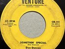 DON DUNCAN-Somethin' Special/Make My Dream Come True-Rockabilly On Venture 45