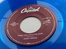 JOHN LENNON  USA JUKEBOX ONLY 45 WATCHING THE WHEELS  STARTING OVER BLUE VINYL