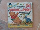 Walt Disney Presents Winnie The Pooh Book & Vinyl Record 7 inches 33 1/3 RPM 327