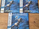 Iron Maiden 3x Double Colored Vinyl Record Album LP + Poster Denmark