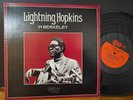 Lightnin Hopkins ‎– In Berkeley 1972 Arhoolie Vinyl LP Texas Blues Guitar VG+