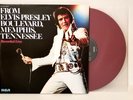 RARE  From Elvis Presley Boulevard Memphis Tennessee (Burgundy Vinyl LP )