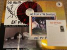 GG ALLIN + The Scumfucs Eat My Fuc LP  RED SPLATTER * OFFICIAL Reissue *