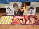 Elvis Presley Lot-3 Vinyl Records, 2 Old Pictures Of Elvis And Two Huge...