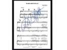FRAMED Jimmy Buffett Signed Replica 12