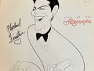 MICHAEL FEINSTEIN PERSONALLY AUTOGRAPHED  “LIVE AT THE ALGONQUIN” LP   COA (E+)
