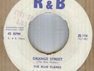 THE BLUE FLAMES**ORANGE STREET**BEAT**JAZZ**THE R & B LABEL**LISTEN TO IT