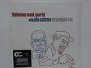 THELONIOUS MONK QUARTET WITH JOHN COLTRANE - AT CARNEGIE HALL 2X VINYL LP