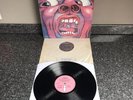 LP KING CRIMSON IN THE COURT OF THE CRIMSON KING PINK LABEL UK 1ST PRESS EX-/EX-