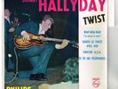 Johnny HALLYDAY   Wap dou wap lettrage rose sans carré jaune    7