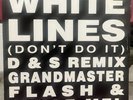 White Lines. Grandmaster Flash 12 Inch Vinyl