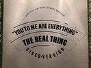 12inch The Real Thing You To Me Are Everything(Disco Version) US Promo