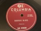 ROCKABILLY Columbia 78 RPM Earl Peterson - Boogie Blues 21364 V++ Sun