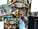 OMEN - THE CURSE, 2017 WHITE/BLUE SPLATTERED vinyl LP + POSTER, #087/200  SEALED