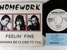 Power Pop 45 - Homework - Feelin' Fine - Monday - VG+ obscure
