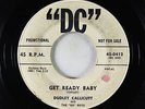 Rockabilly 45 - Dudley Callicutt & the Go Boys - Get Ready Baby - DC