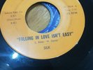 northern soul  SILK FALLING IN LOVE ISN'T EASY NATION RECORDS