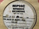 Bob Dylan 8” Acetate Metal The Death Of Emmett Till