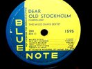 MILES DAVIS SEXTET DEAR OLD STOCKHOLM / WOULD'N YOU BLUE NOTE RECORDS 78 R.P.M.