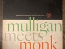 Thelonious Monk Mulligan Meets Monk Vinyl LP Orig Jazz Riverside Record VG