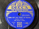 The Blue Lyres 78 Hang Out The Stars In Indiana / Makin' Faces 1931 F2608 #319