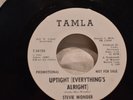 Stevie Wonder Uptight / Purple Rain Drops 1965 TAMLA T-54124 45 rpm WL Promo