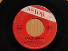 Johnny Wells soul 45 Lonely Moon bw The One And Only One on Astor