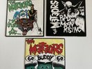 The Meteors 3x 7” Vinyl Go Buddy Go Bad Moon I’m Just A Dog Physcobilly Mad Pig