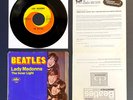 BEATLES Lady Madonna ORIG 1968 45+PIC SLEEVE+FAN CLUB INSERT  Capitol 2138 Rare