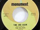 The VELVETS 45 That Lucky Old Sun / Time and Again MONUMENT Mint- Doowop  Sw 264