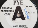 Sheffields,DEMO,Bags Groove/Plenty Of Love,EX+,PYE,1965,Mod,Freakbeat