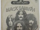 BLACK SABBATH ATTENTION MISTAKE ISRAEL ISRAELI LP ORIG DIFFERENT VERTIGO SWIRL