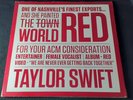 Taylor Swift Rare Red ACMA Vinyl Promo 2012 Limited 2LP