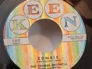 Salmas Bros. ZOMBIE / THE THINGS I LOVE (ROCK N ROLL 45) #2017 PLAYS VG+ TO VG++