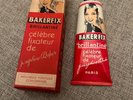 Rare Orig 1920s Full Tube of 'Bakerfix' Josephine Baker Hair Brilliantine Boxed