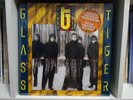 Glass Tiger ‎The Thin Red Line 180g orange with black splatter colored vinyl lp
