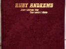 Ruby Andrews Just Loving You- Rare Northern Soul Ltd 102/ 150 Signed  Red Velvet